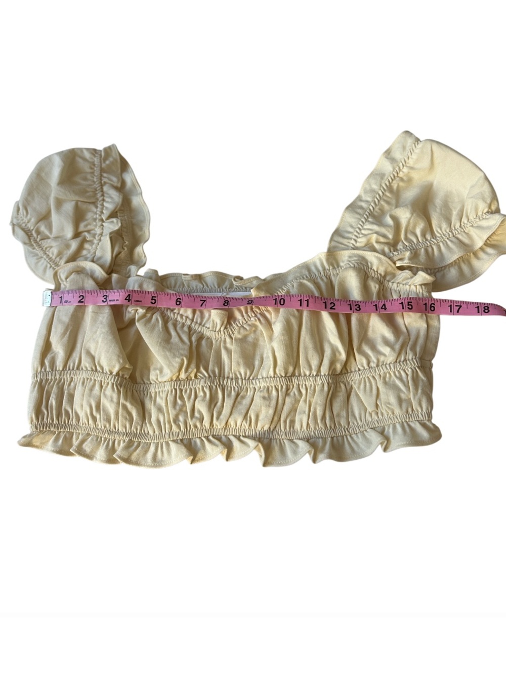 SABO Boho Ruffle Crop top - Picture 4 of 8